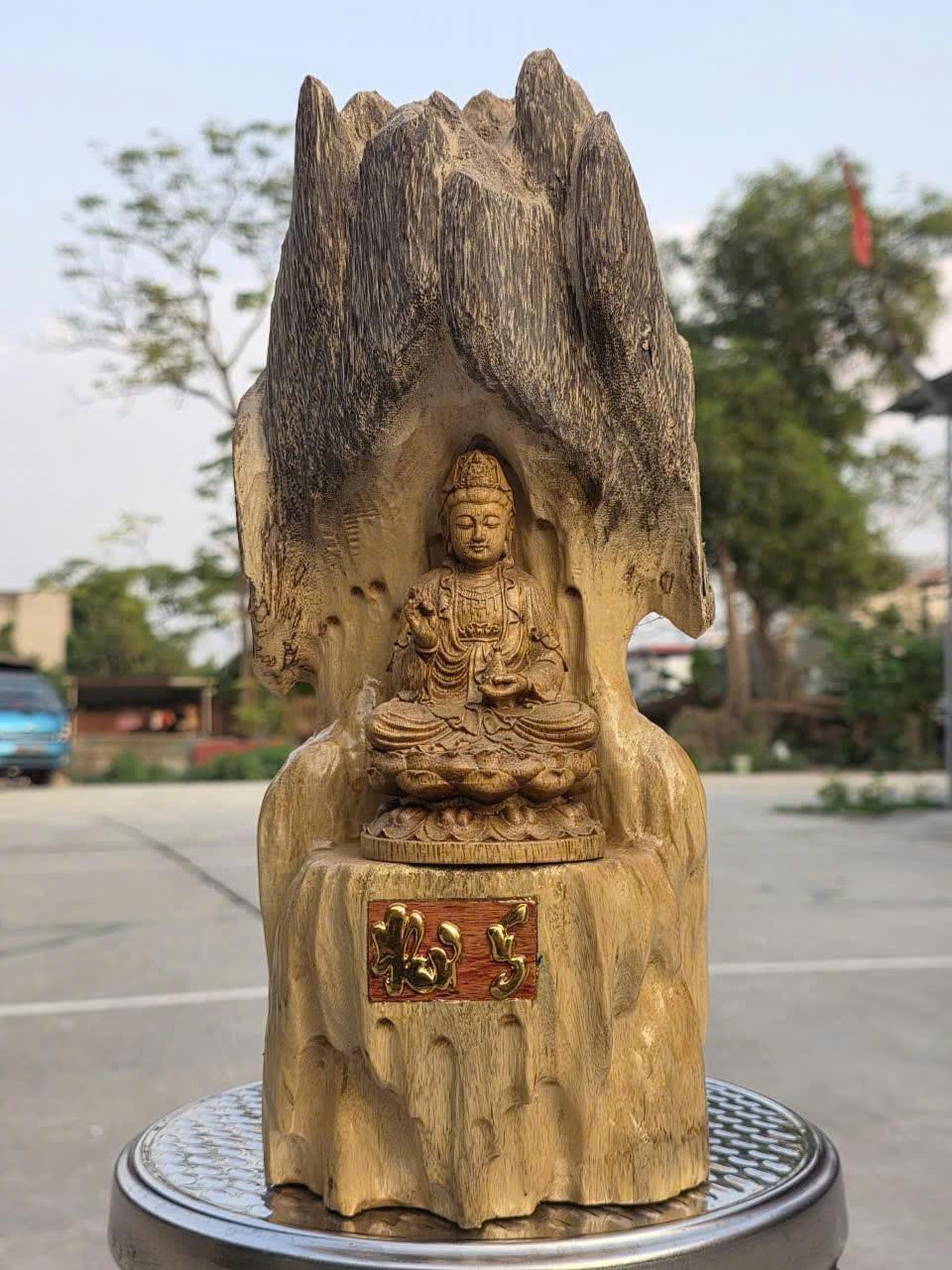 Tổng thể tiểu cảnh Trầm Vườn Quan Âm Thiền cao cấp Trầm Hương Việt VH