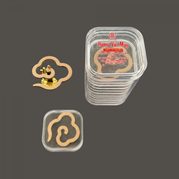 Nhang Trầm Vân Mây Loại Lớn Cao Cấp (10 Vân) - Cháy 60 Phút