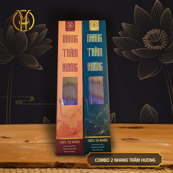 Nhang Trầm Hương Cao Cấp 30cm 120 Nén | Trầm Sạch Tự Nhiên
